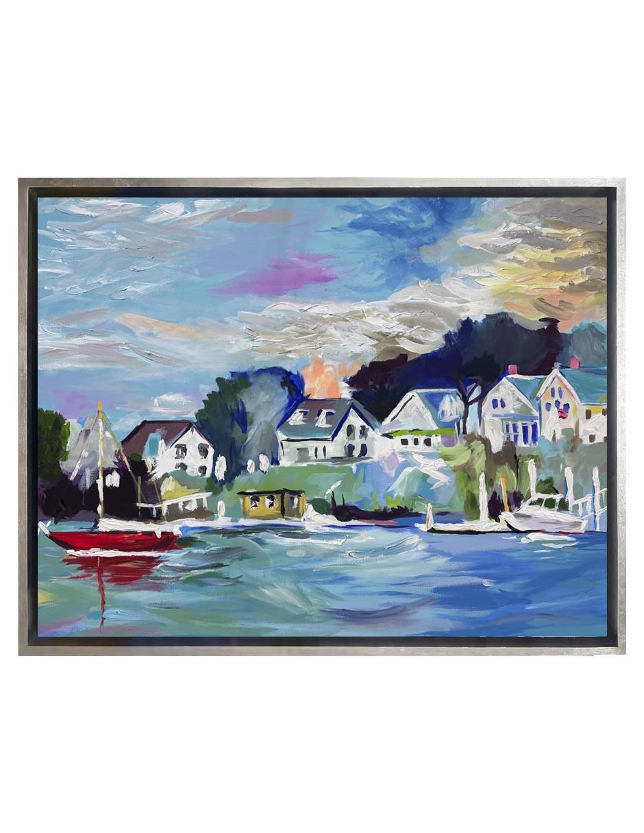 Pintura Capri técnica acrílico Paisajes