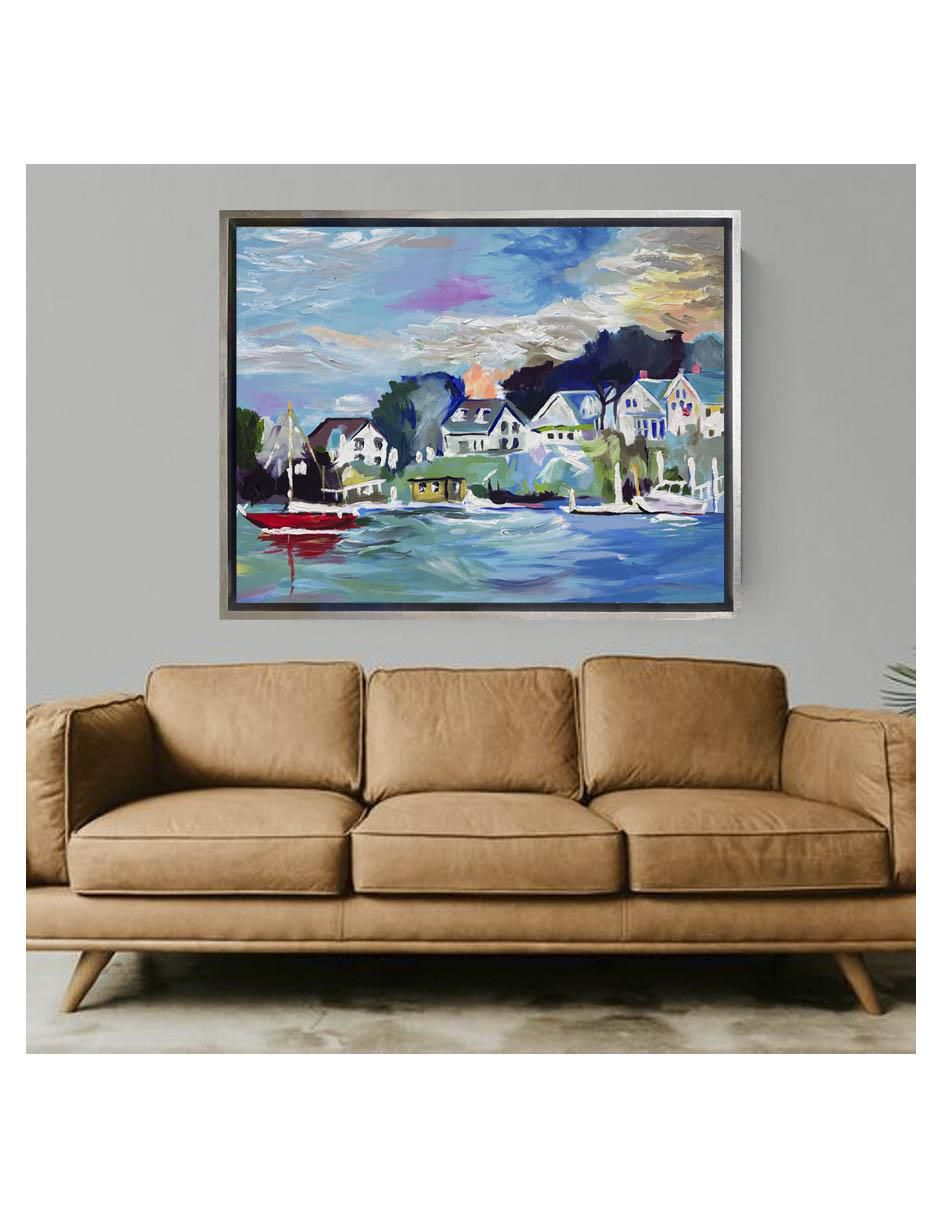 Pintura Capri técnica acrílico Paisajes 2