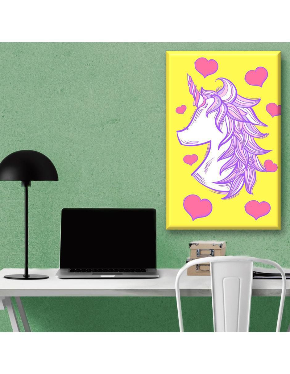 Cuadro decorativo Unicornio enamorado 3