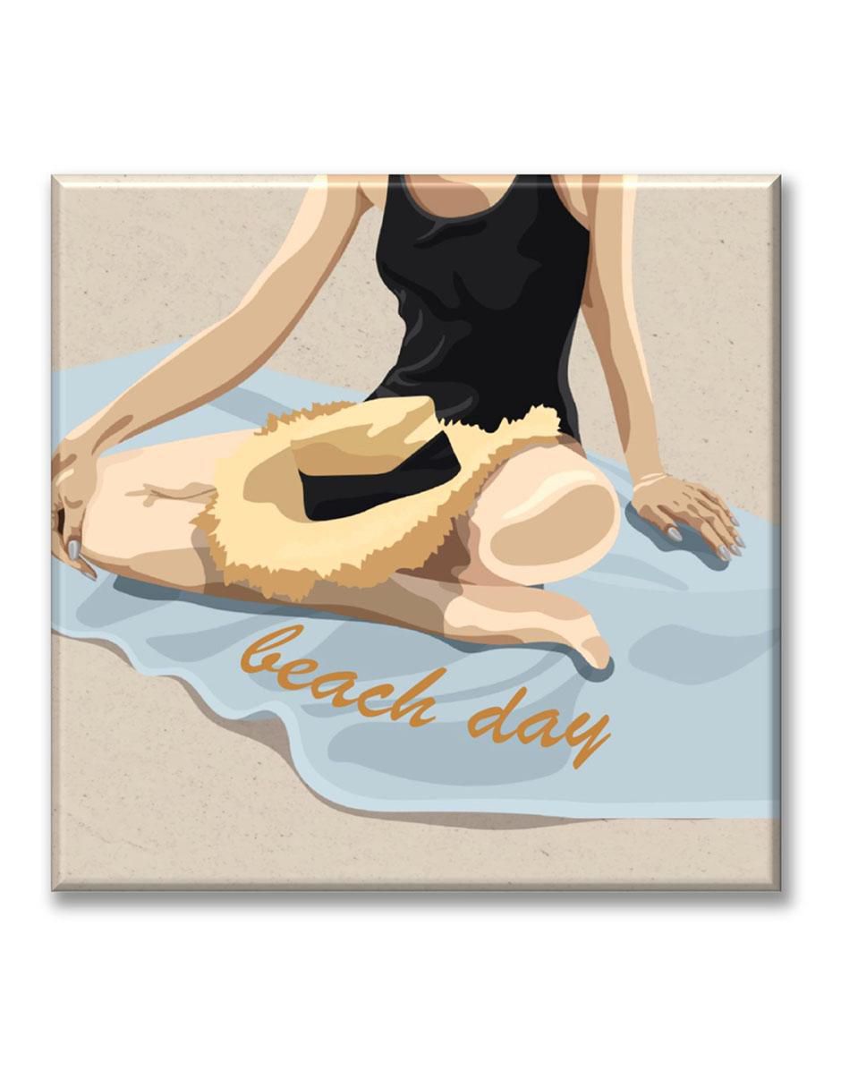Cuadro decorativo día de playa