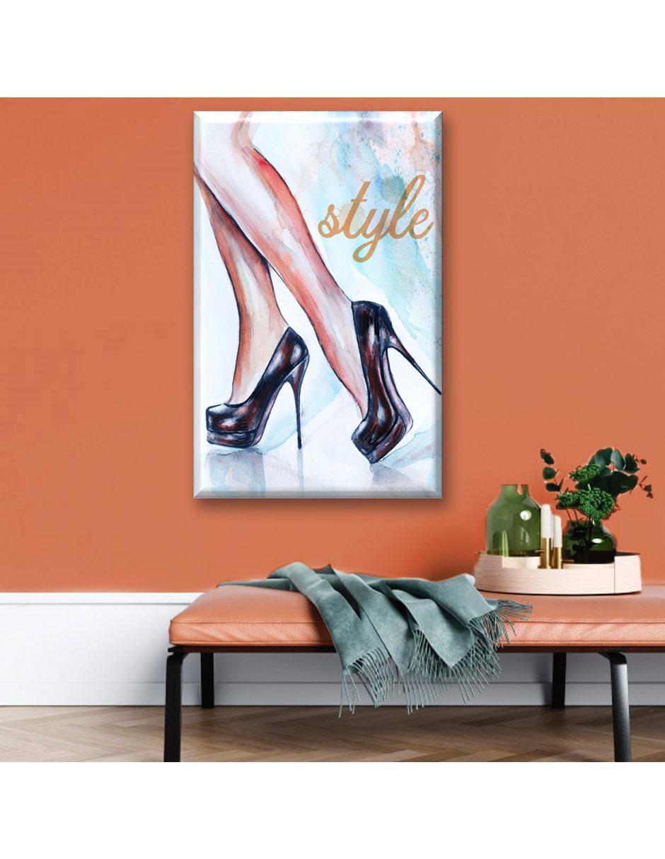 Cuadro decorativo Dibujo tacones 2