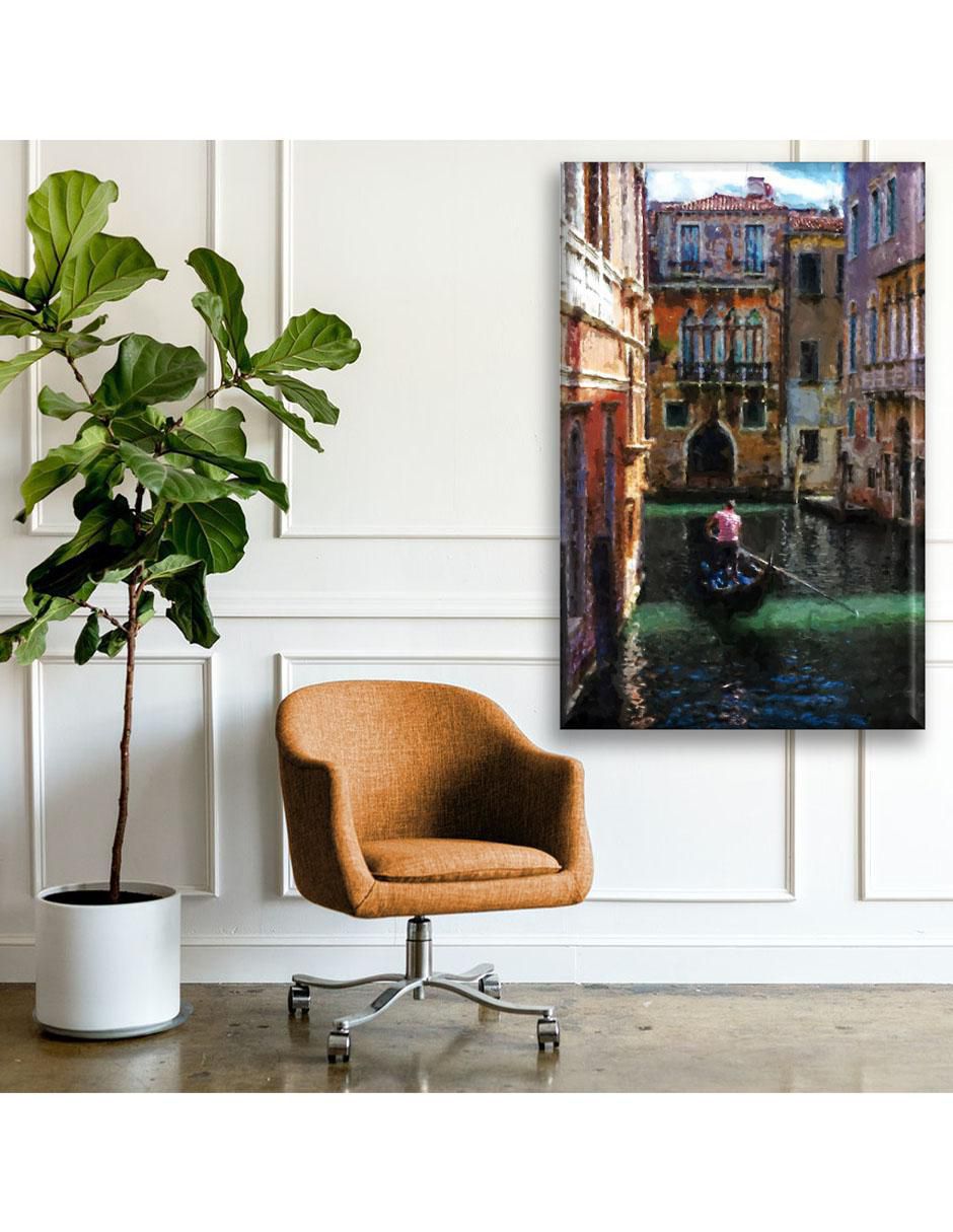 Cuadro decorativo Venecia al óleo 2