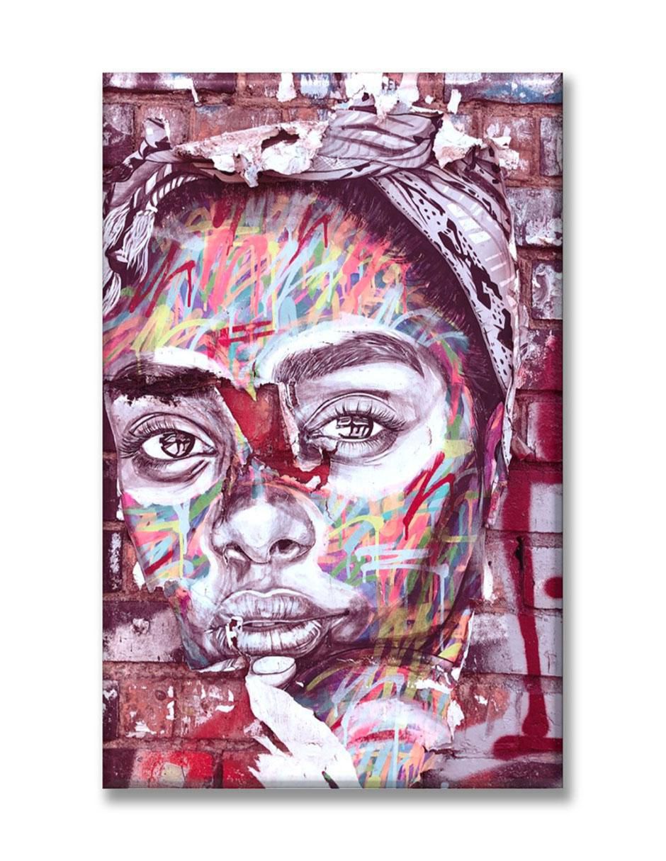 Cuadro decorativo Mujer grafiti Cuadro decorativo Mujer grafiti