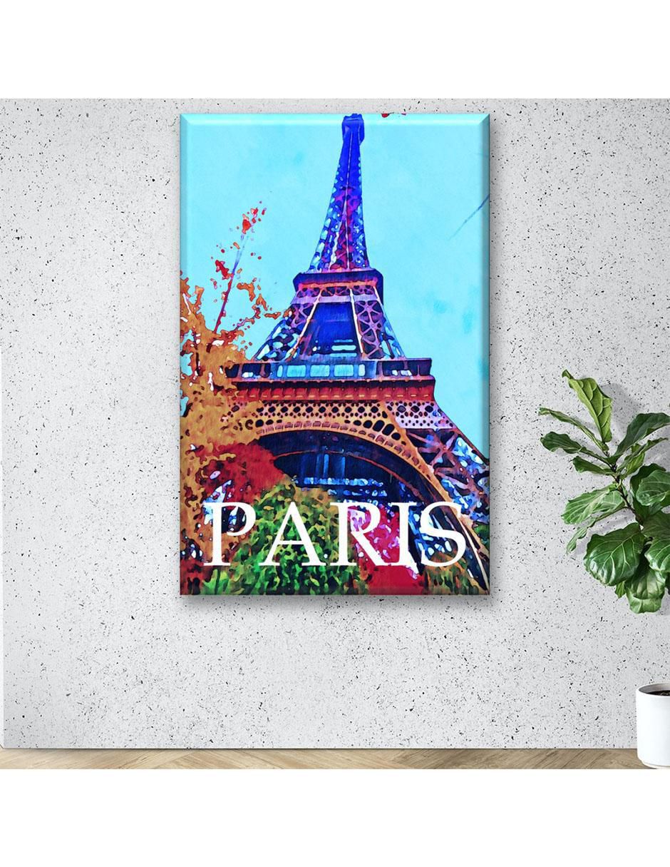 Cuadro decorativo Acuarela parís 2