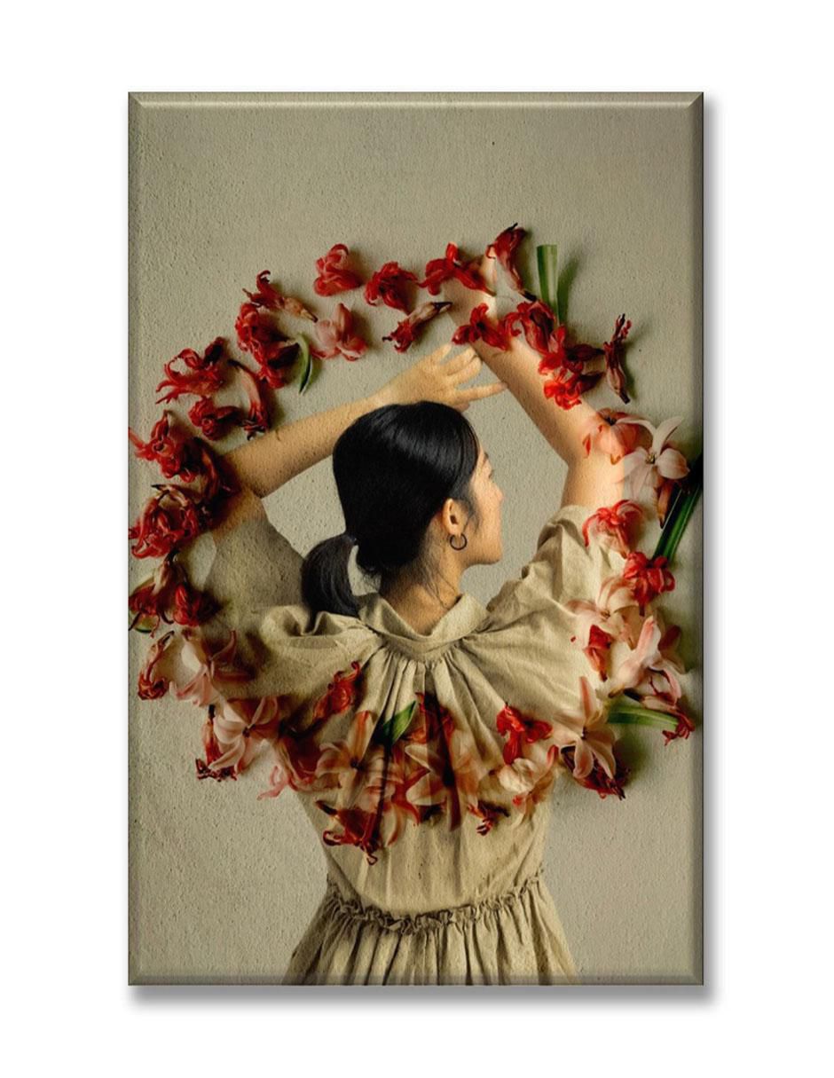 Cuadro decorativo Corona de flores Cuadro decorativo Corona de flores