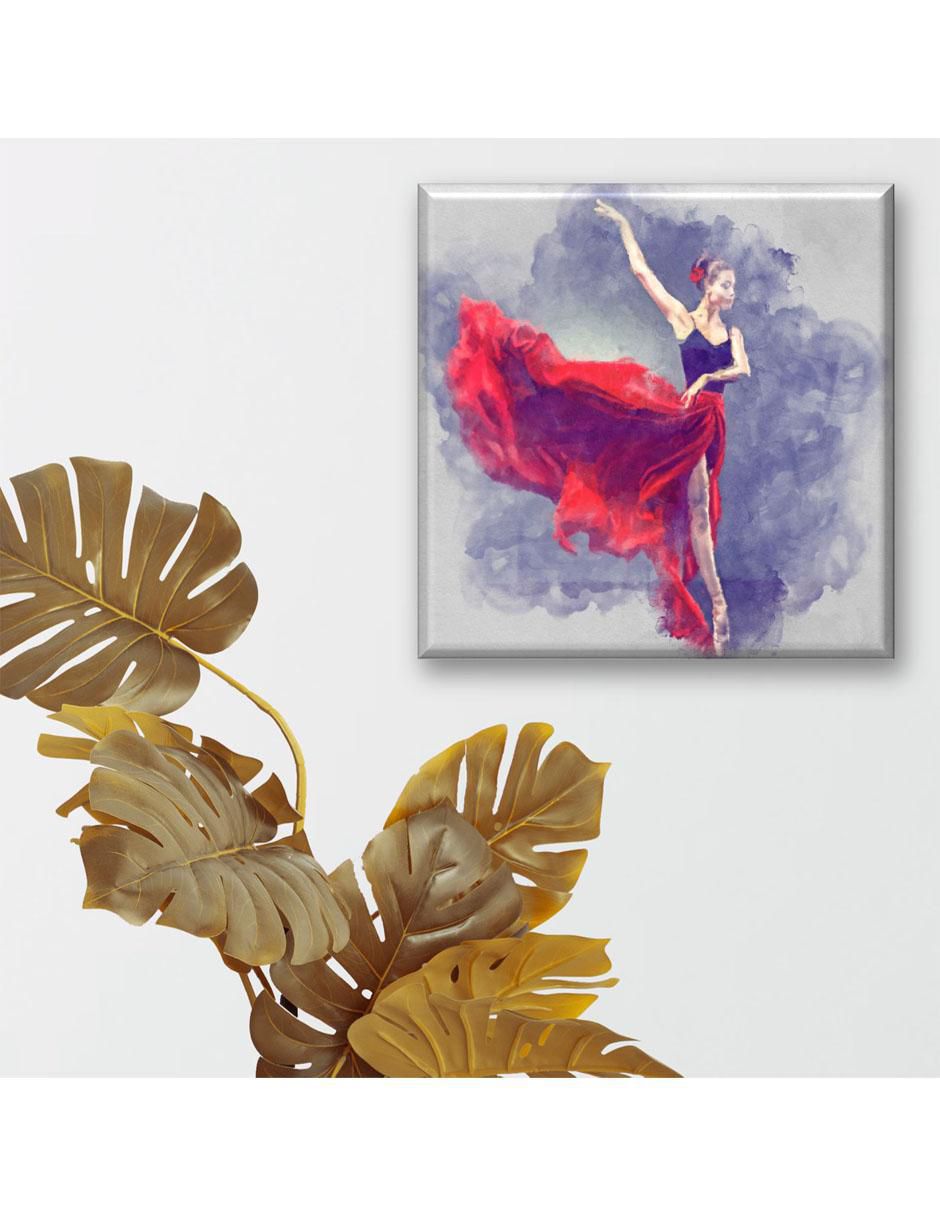 Cuadro decorativo Bailarina acuarela 2