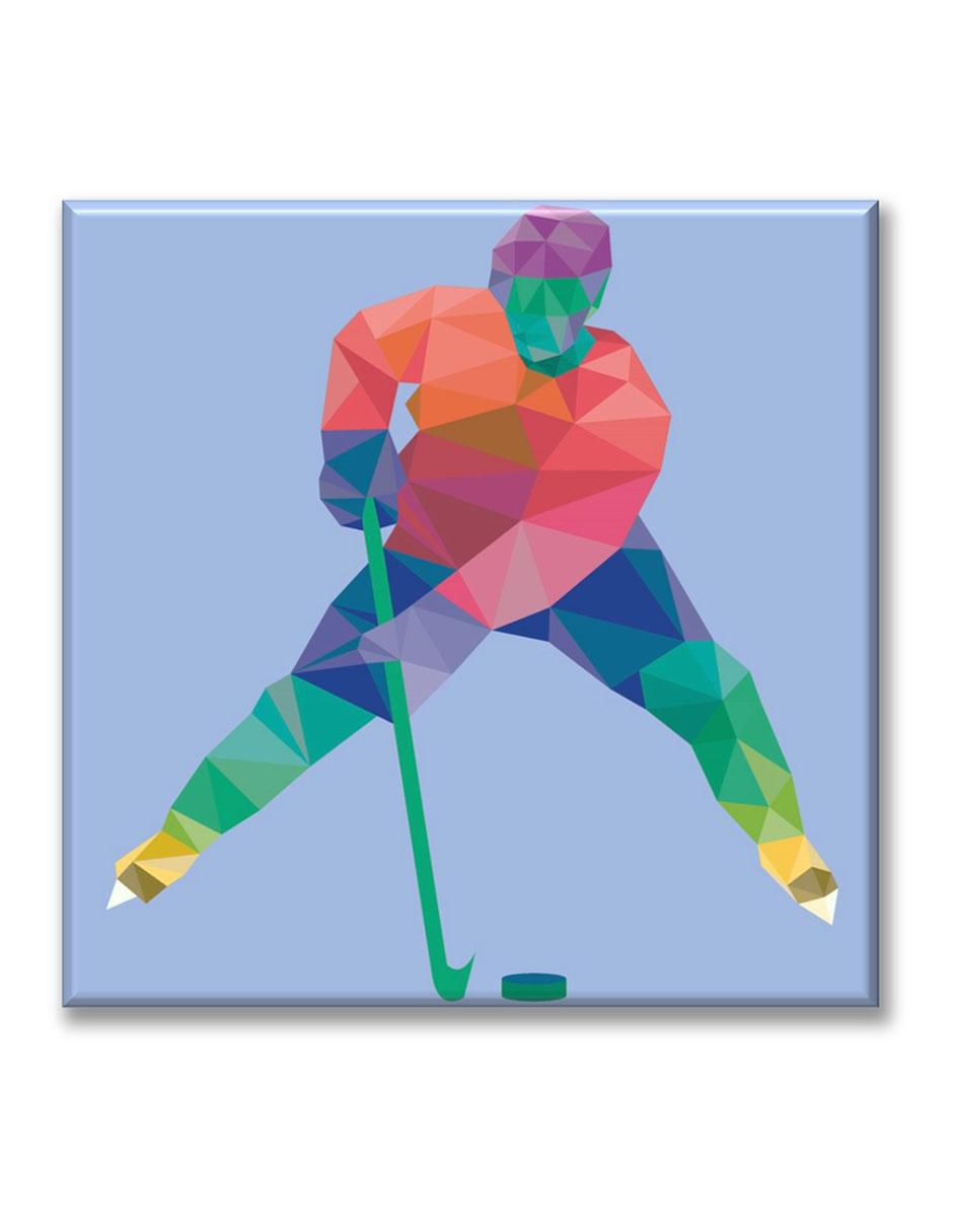 Cuadro decorativo Jugador de hockey