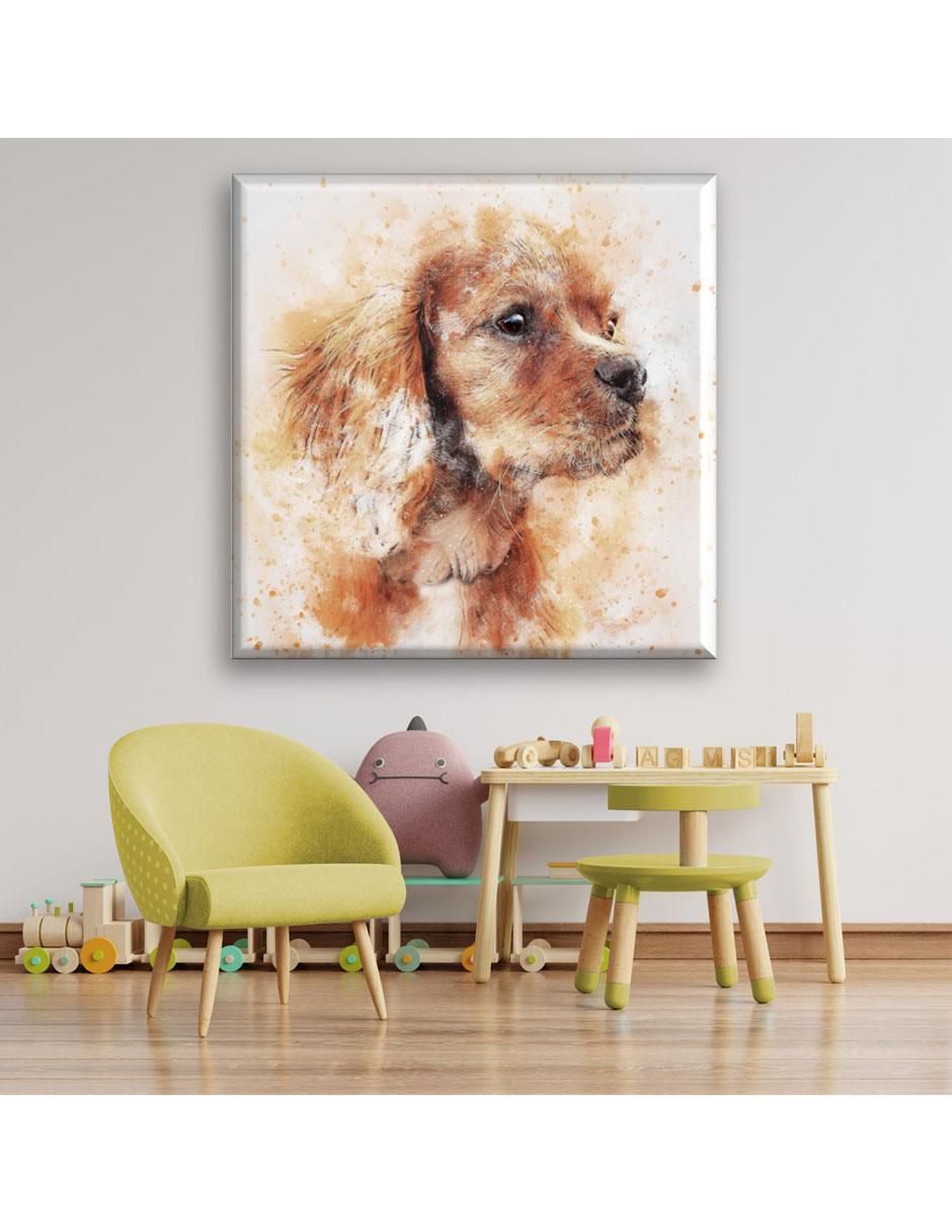 Cuadro decorativo Perro pintado 2