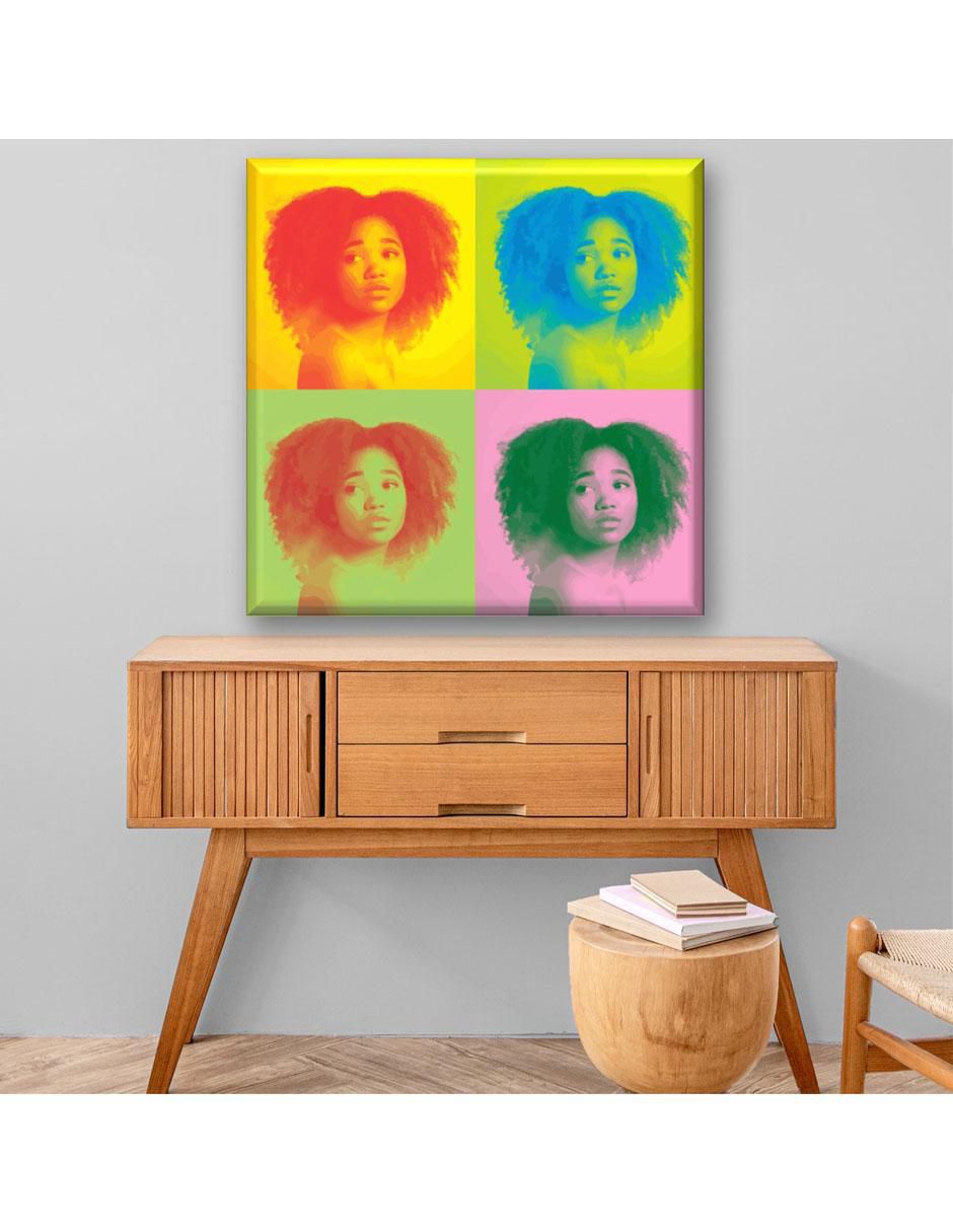 Cuadro decorativo Pop art retrato 2