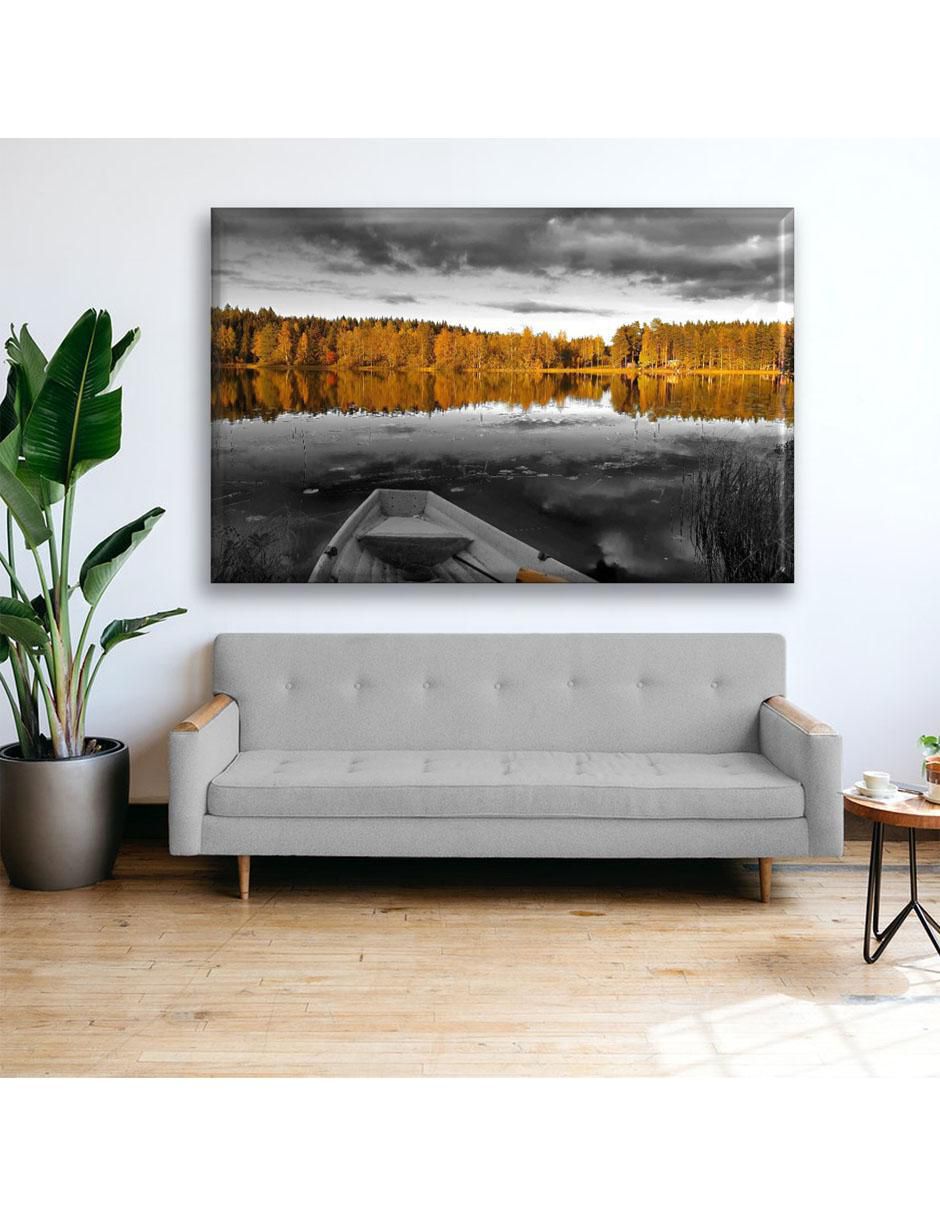 Cuadro decorativo Paisaje naranja 2