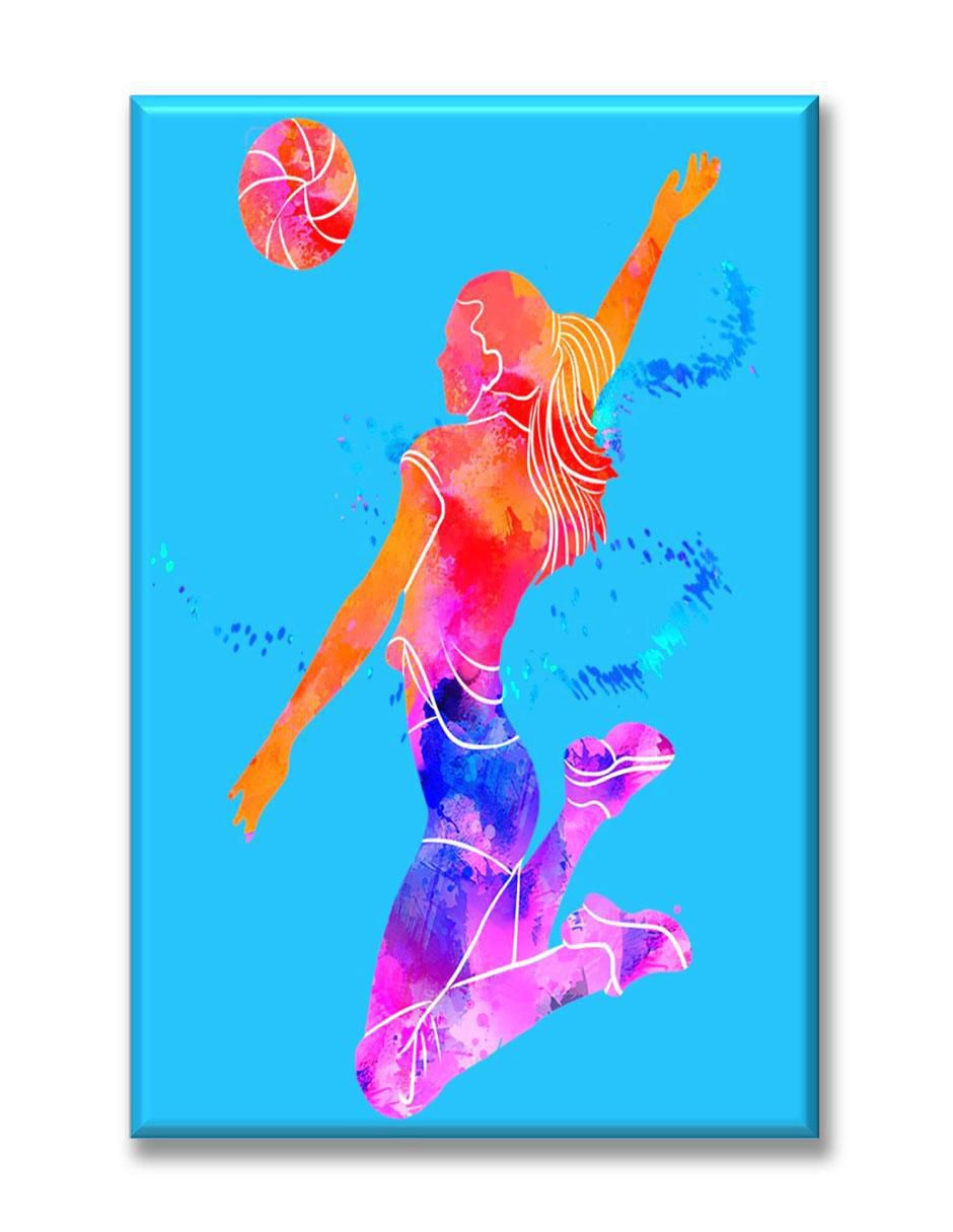 Cuadro decorativo Jugadora voleibol