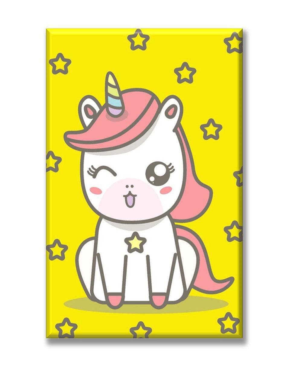 Cuadro decorativo Unicornio estrella