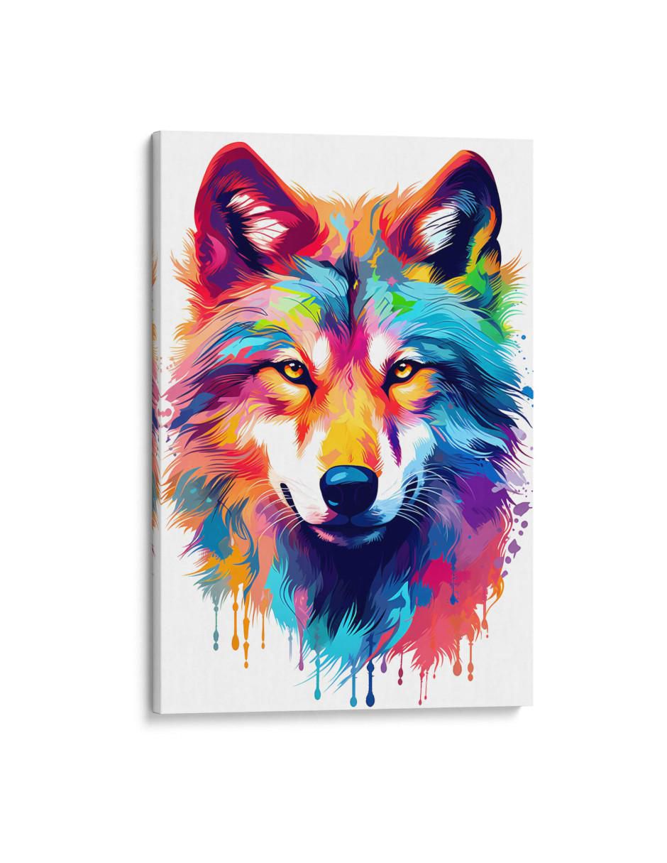 Cuadro decorativo El lobo