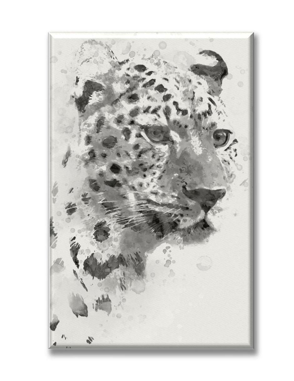 Cuadro decorativo Cheetah acuarela