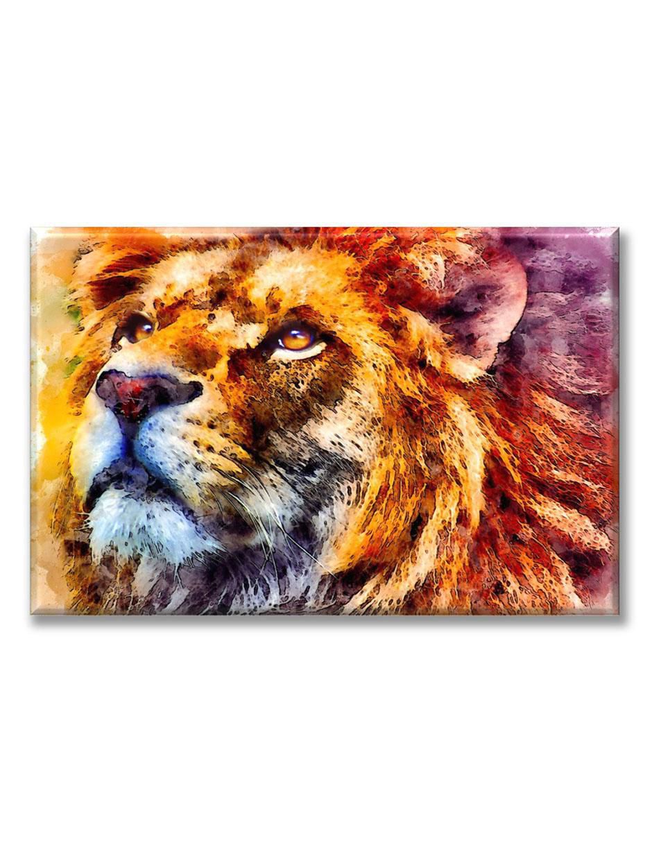 Cuadro decorativo León pintura Cuadro decorativo León pintura