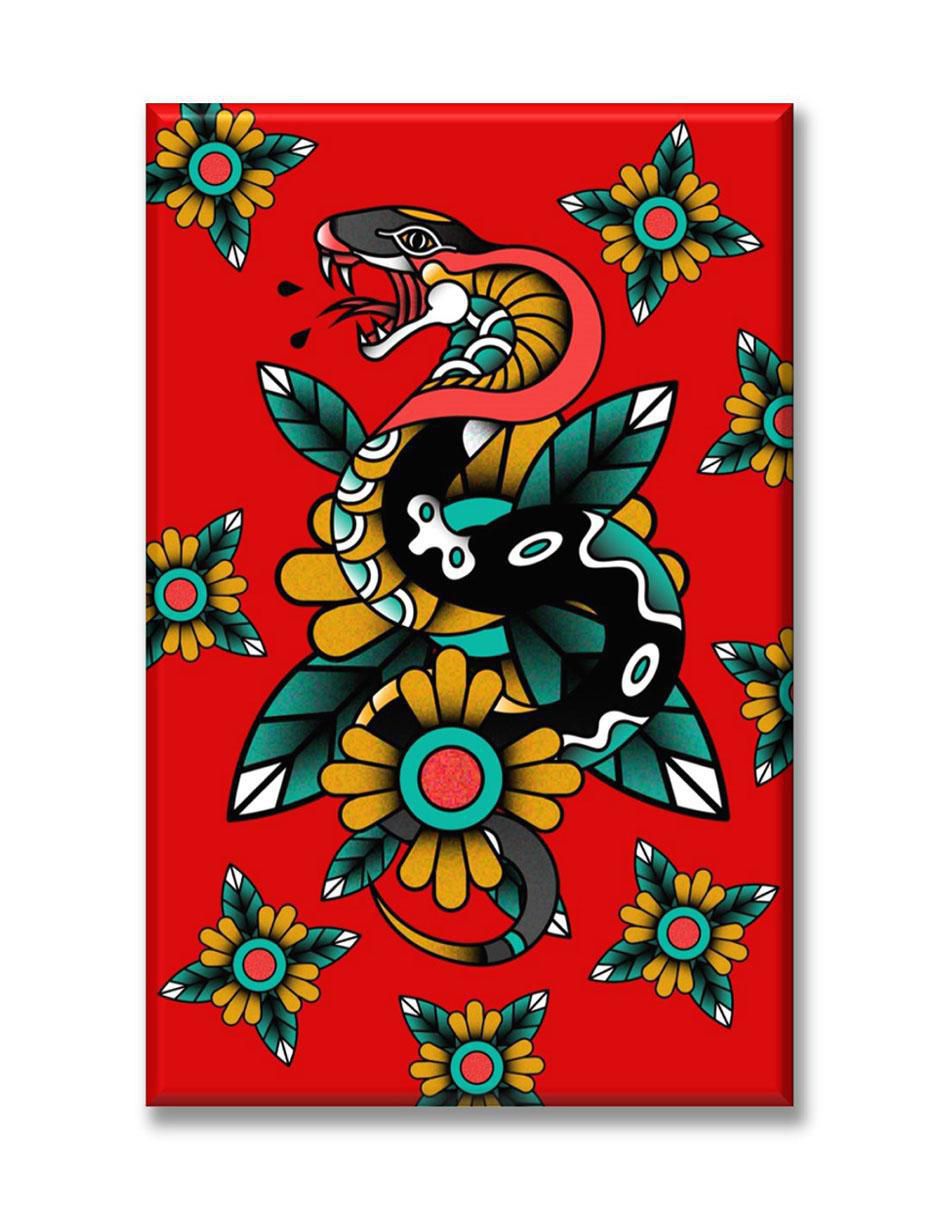 Cuadro decorativo Serpiente tatuaje