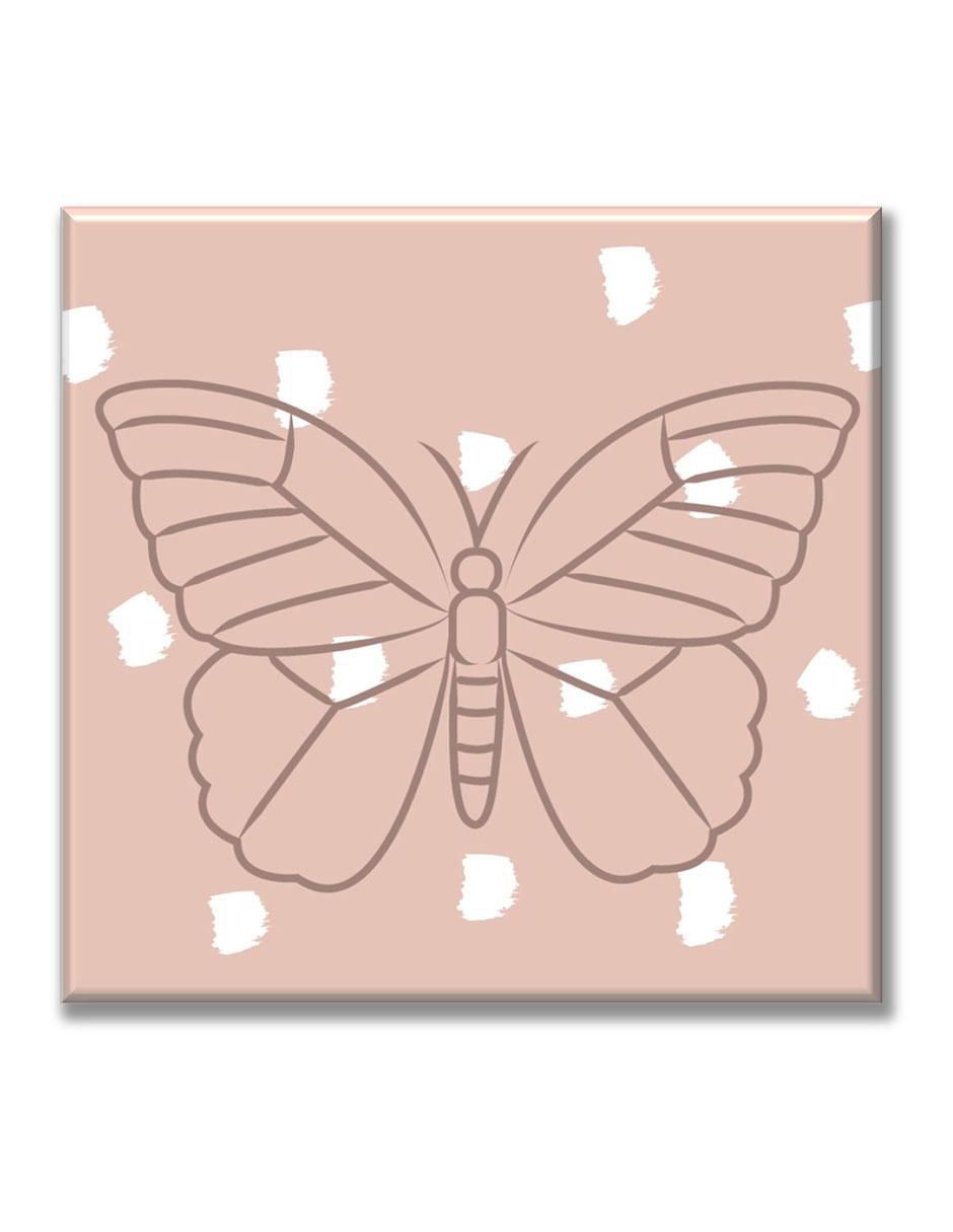 Cuadro decorativo Mariposa puntos