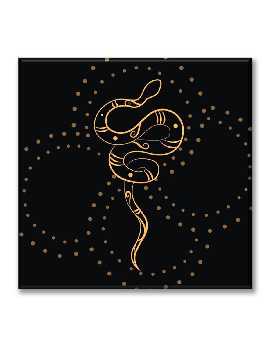 Cuadro decorativo Serpiente dorada