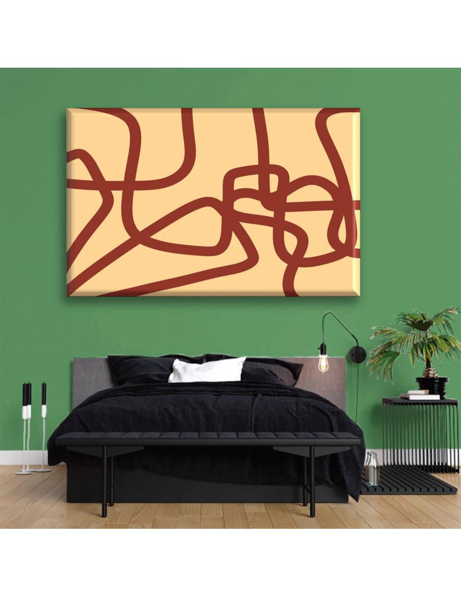 Cuadro decorativo Camino rojo 2