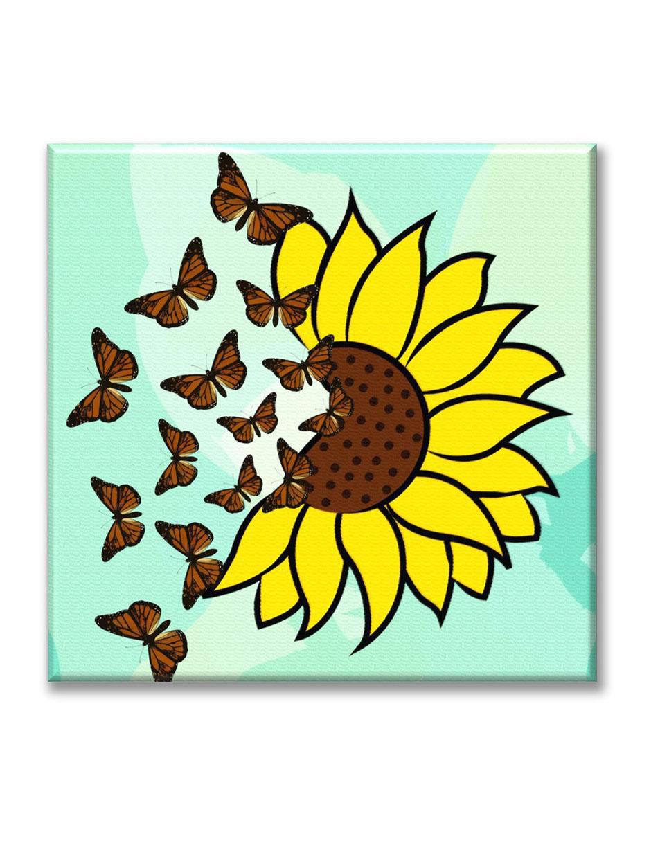 Cuadro decorativo Pétalos de girasol