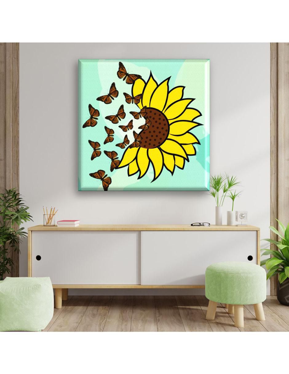 Cuadro decorativo Pétalos de girasol 2