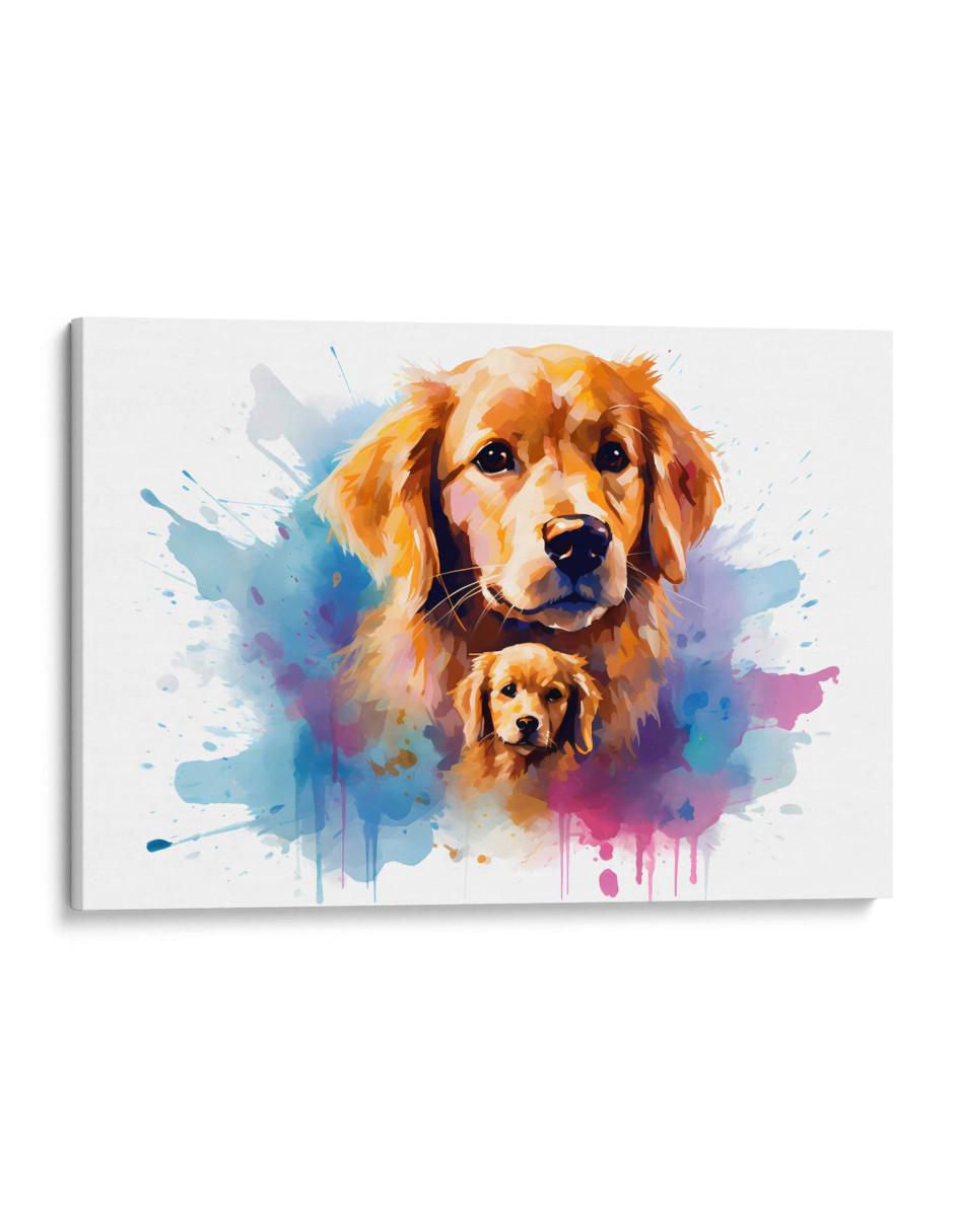 Cuadro decorativo Familia canina i