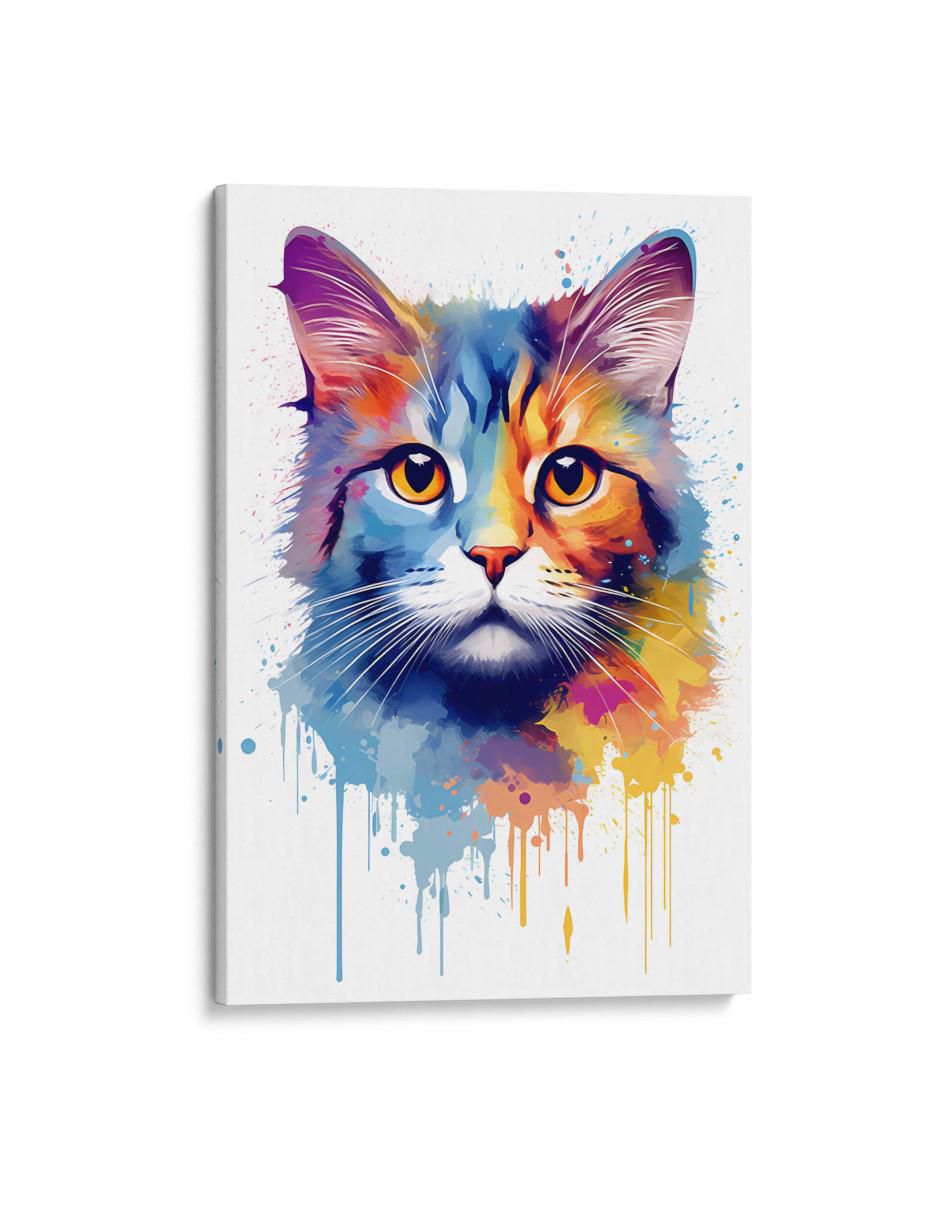 Cuadro decorativo El gato