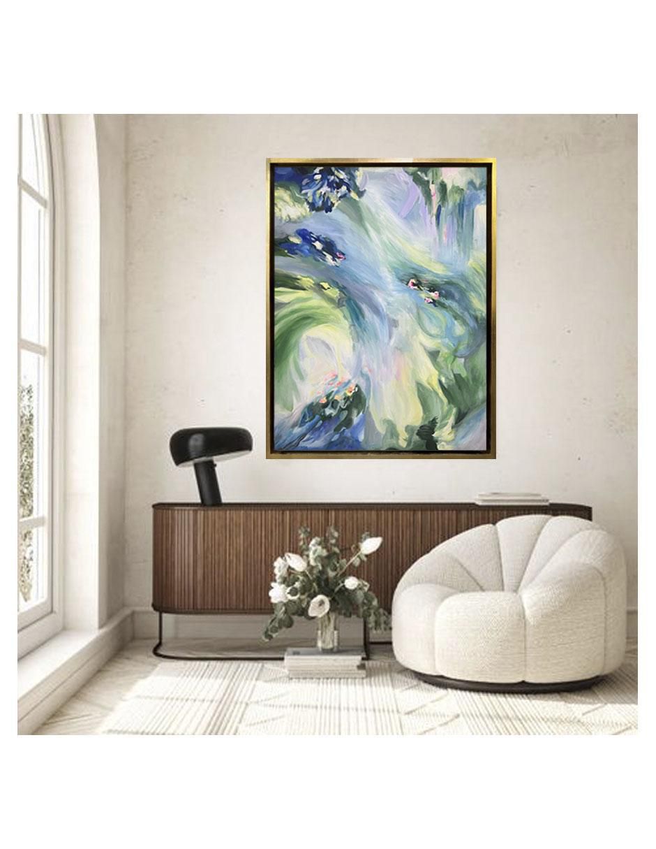 Pintura Un Susurro de Flores técnica acrílico 5