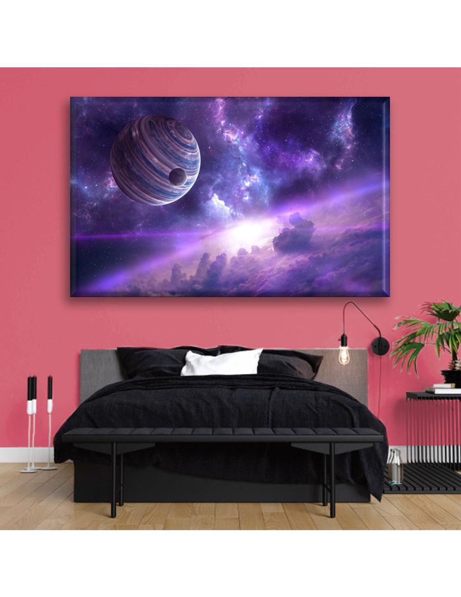 Cuadro decorativo Nebula morada 2