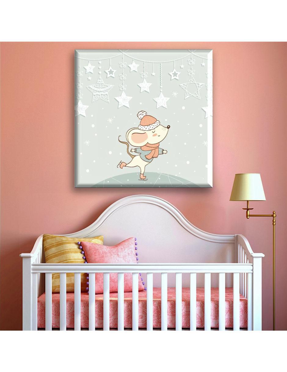 Cuadro decorativo Ratón invierno 2