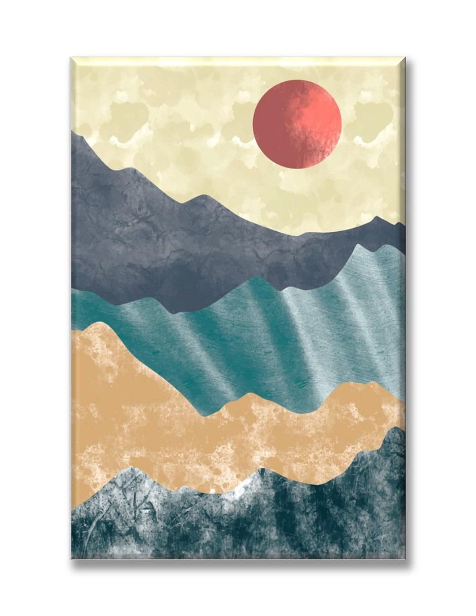 Cuadro decorativo Montaña textura