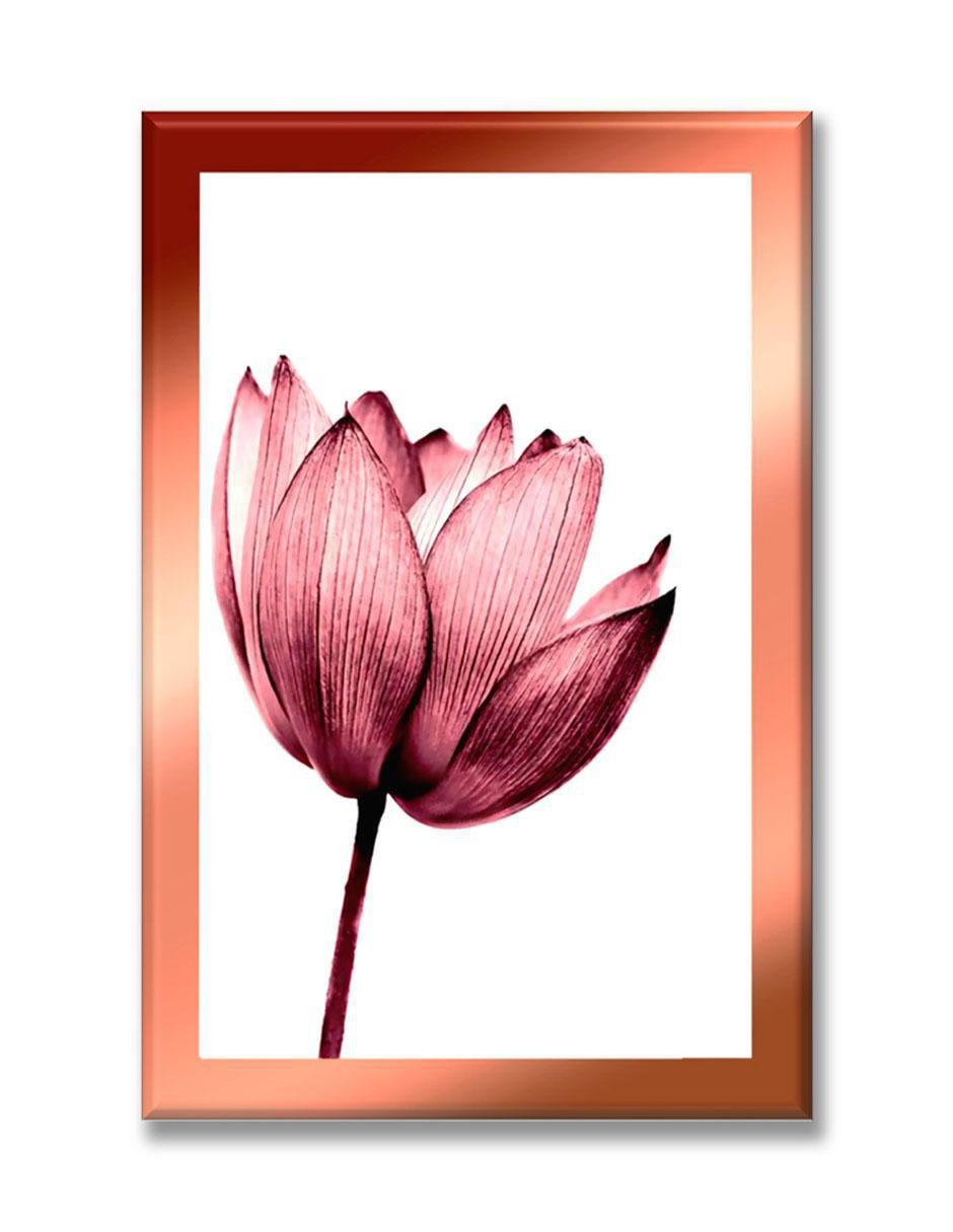 Cuadro decorativo Magnolia cobrizo