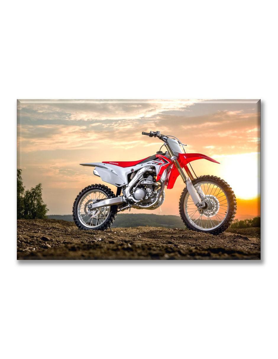 Cuadro decorativo Motocicleta roja