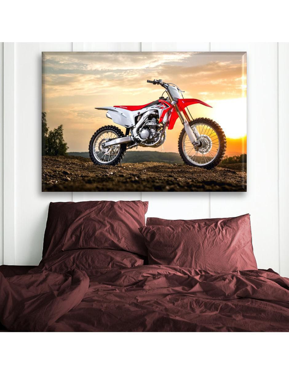 Cuadro decorativo Motocicleta roja 2