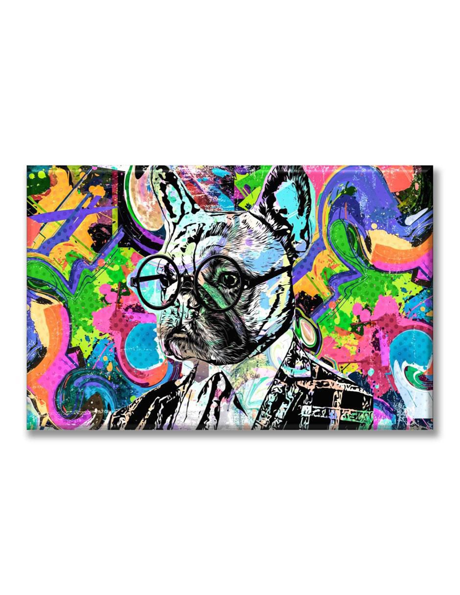 Cuadro decorativo Perro hipster