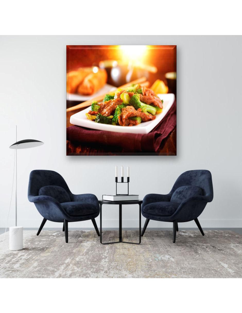 Cuadro decorativo Carne estilo chino 2