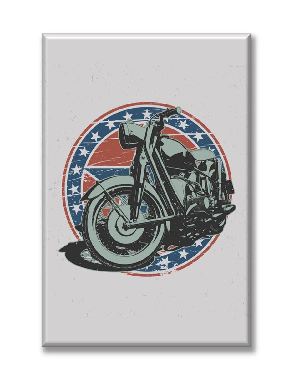 Cuadro decorativo Moto ilustración