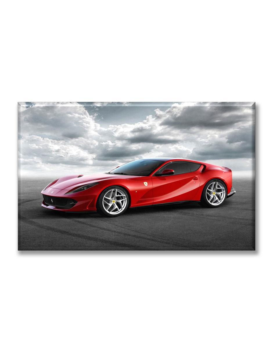 Cuadro decorativo Coche en pista