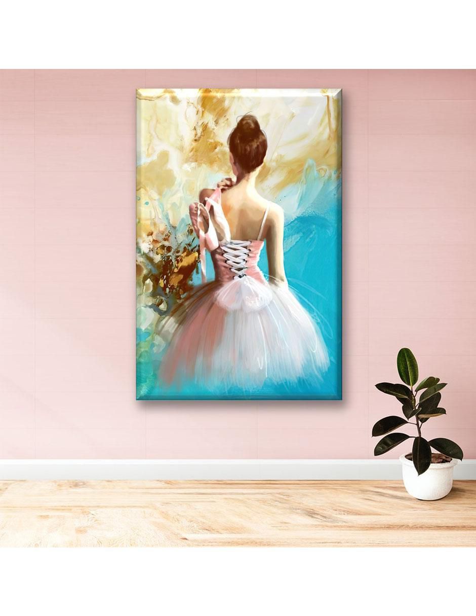Cuadro decorativo Ballet óleo 2