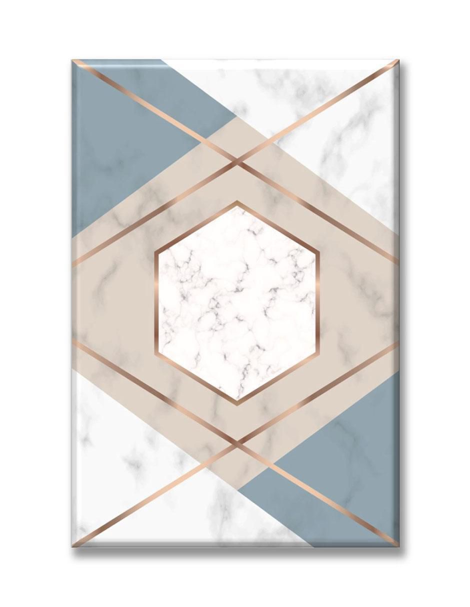 Cuadro decorativo Hexágono mármol Cuadro decorativo Hexágono mármol