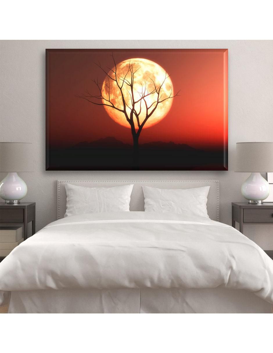 Cuadro decorativo Luna roja 2