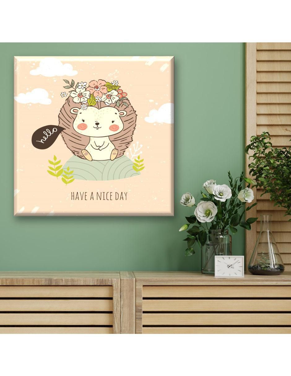 Cuadro decorativo Erizo dibujo 2