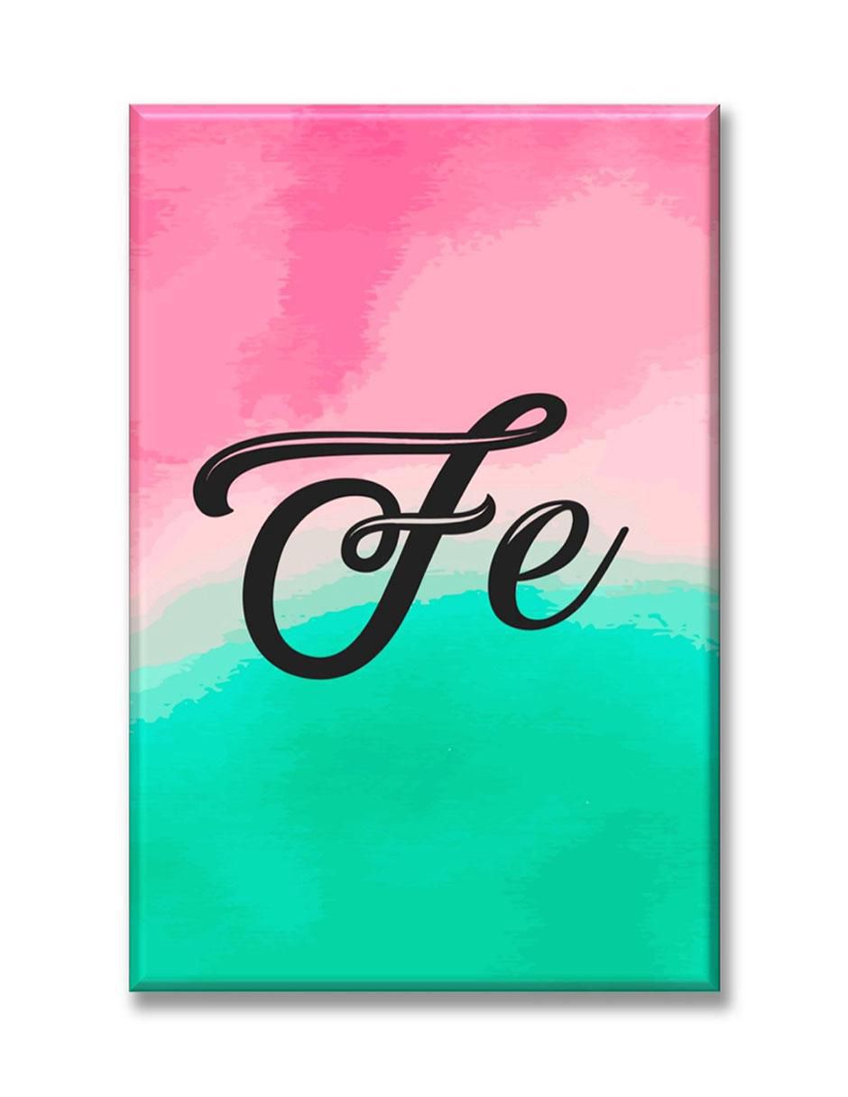 Cuadro decorativo Fe letras Cuadro decorativo Fe letras