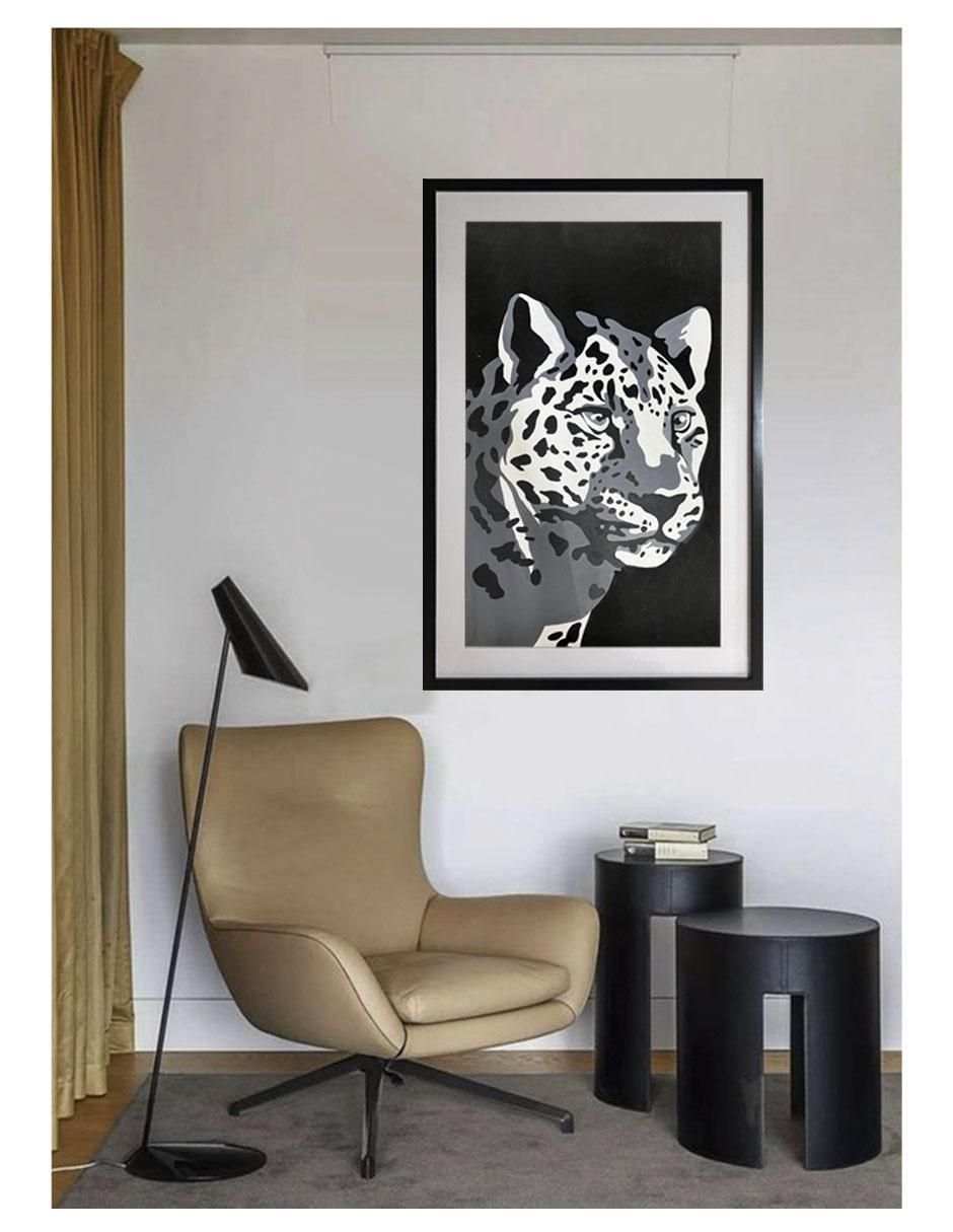 Pintura Jaguar técnica acrílico AnimalArt 4