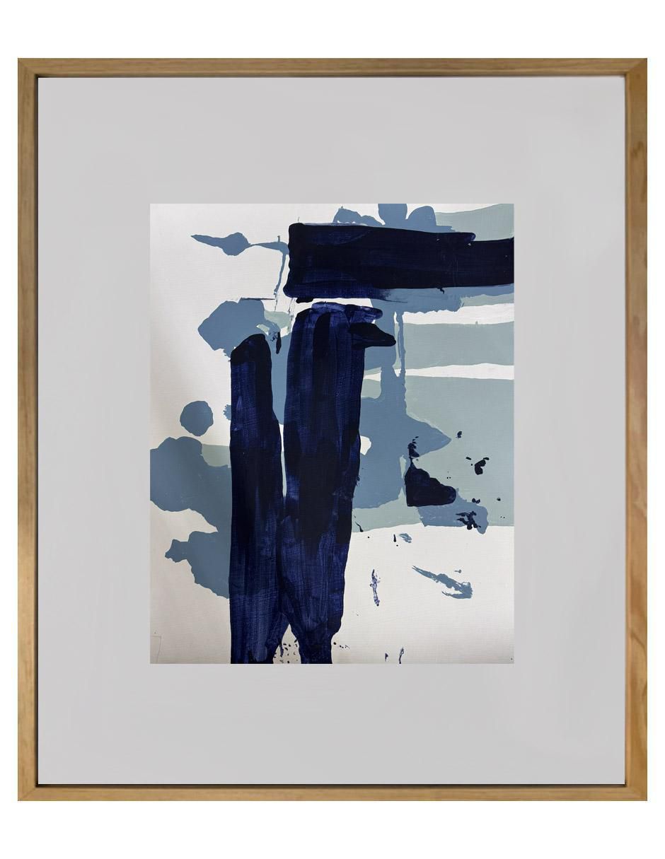 Pintura Blue técnica acrílico
