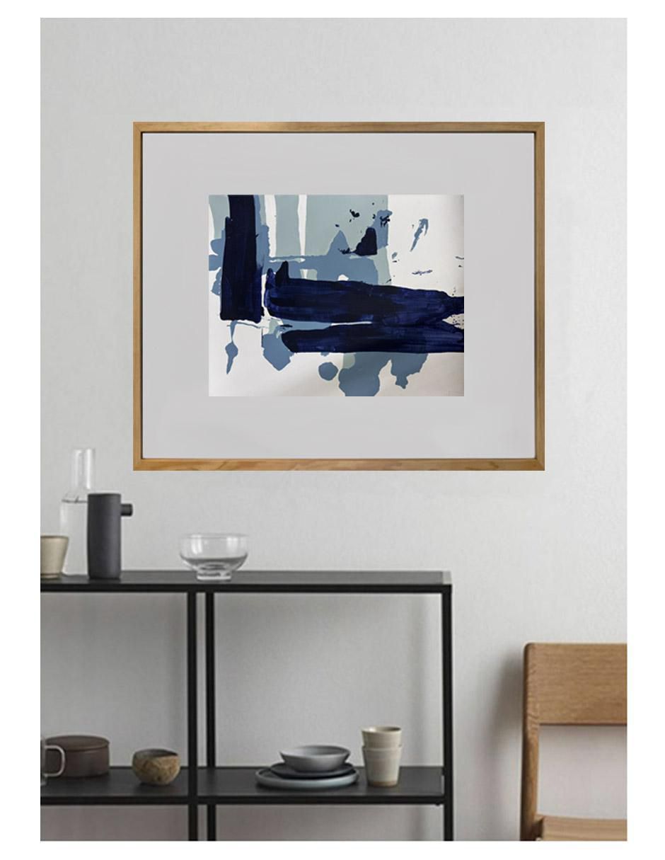 Pintura Blue técnica acrílico 4