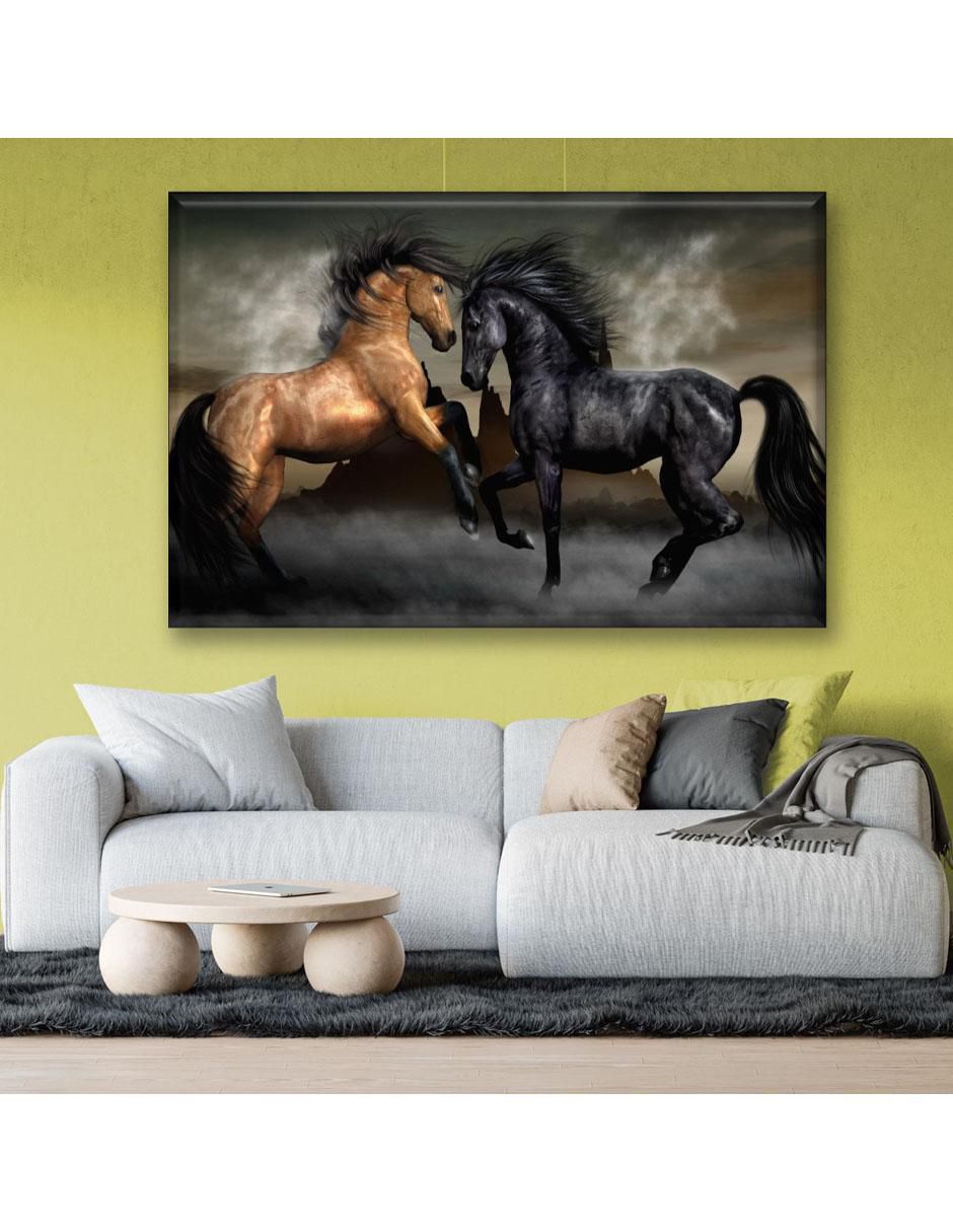 Cuadro decorativo Dos caballos 2