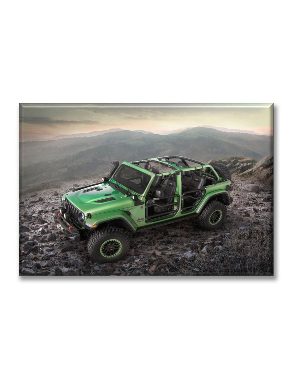 Cuadro decorativo Camioneta verde