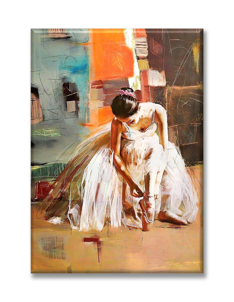 Cuadro decorativo Bailarina preparandose