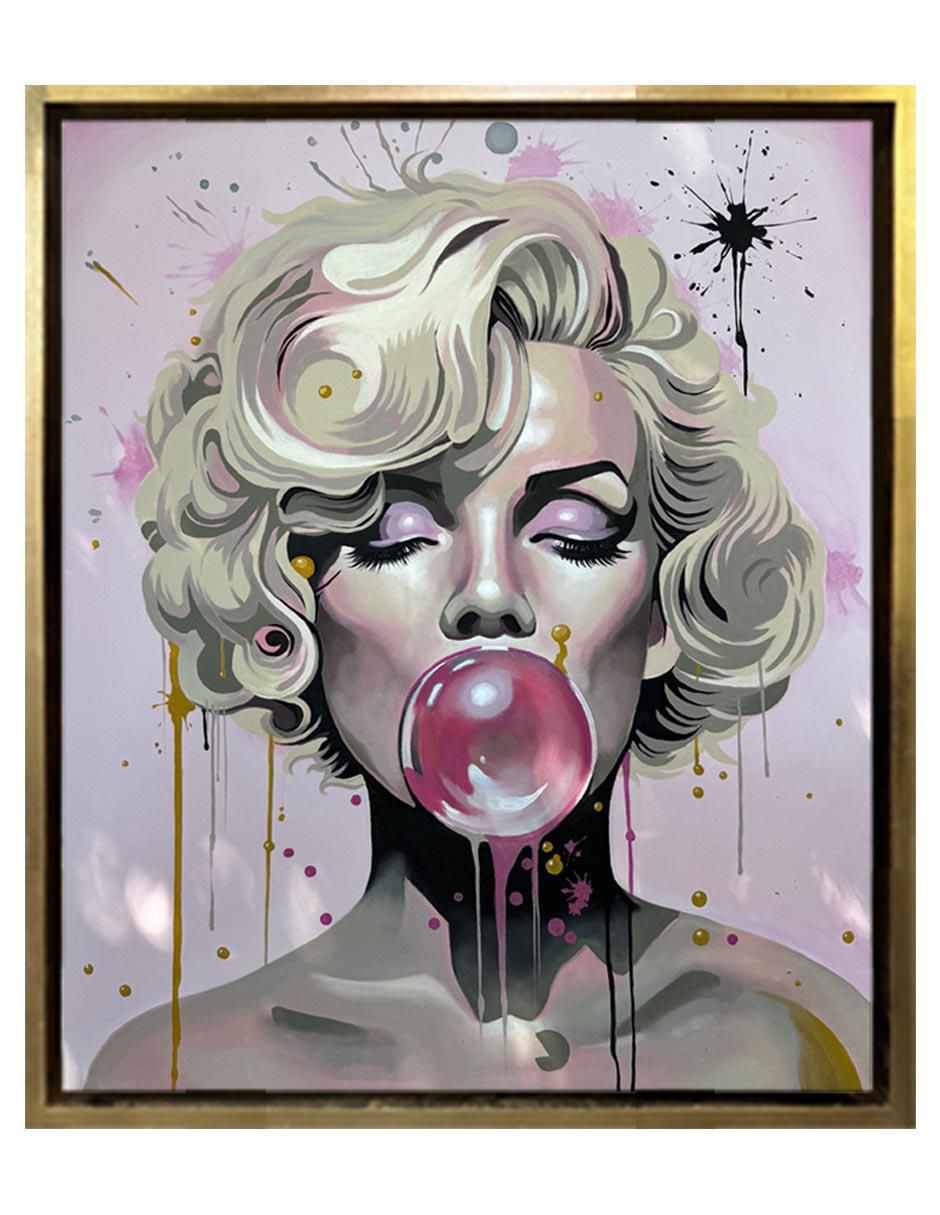 Pintura Monroe técnica acrílico